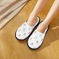 thumbnail image 6 of Fotbe Girl Rabbit Pattern Women's Fuzzy Slippers Plush Slippers Fluffy Winter House Shoes Indoor and Outdoor-Medium, 6 of 8