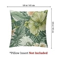 thumbnail image 4 of BANET  Spring Sage Green Flowers Chinoiserie Pillow Covers Set of 2 Light Green Floral Throw Pillows Vintage Sage Green Decor Lumbar Cushion Cover  12x12in, 4 of 7