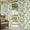 Green Beige, variant on Outdoor Curtains for Patio Waterproof, Green Leaves Outdoor Privacy Panels Grommet, Watercolor Spring Botanical Country Beige Blackout Outside Curtains for Porch/Cabana 54"x84", 2 Panels