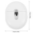 thumbnail image 2 of WEUVEB White Electric Nail Clipper for Daily Use Featuring Automatic Safe and Time Saving Trimming, 2 of 7