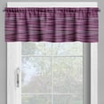 thumbnail image 2 of Ambesonne Magenta Valance Pack of 2, Vintage Knit Pattern, 54"X18", Fuchsia and Violet, 2 of 5