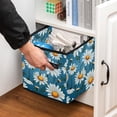 thumbnail image 5 of Daisy Foldable Storage Basket with Handle, 10.8"x10.5"x10.6", Large Capacity - Storage Bin, Toy Box, 5 of 6
