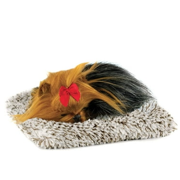 Perfect Petzzz - Mini Yorkie, Stuffed Animals for Girls and Boys, Dog Toys for Kids and Elderly, Battery-Operated Live Pet Toys, Companion Realistic Dog Calming Toys with Synthetic Fur