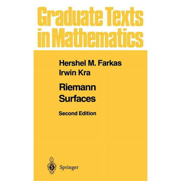 Graduate Texts in Mathematics Riemann Surfaces, Book 71, (Hardcover)
