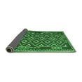 thumbnail image 2 of Ahgly Company Indoor Rectangle Southwestern Emerald Green Country Area Rugs, 2' x 5', 2 of 4