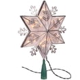 thumbnail image 2 of Kurt S Adler Snowflake Star Christmas Tree Topper with 20 Light, Silver, 2 of 2