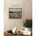 thumbnail image 4 of Drsoum Vintage Framed Canvas Wall Art Home Decor Meadow with Flowers Painting for Kitchen Bathroom - 8x10in Natural Framed, 4 of 6