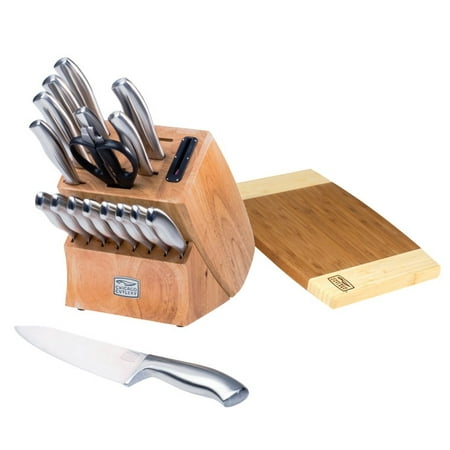 Block Set Chicago Cutlery - Chicago Cutlery Stainless Steel Knife Block Set (19 Pieces)