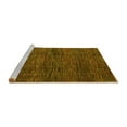 thumbnail image 2 of Ahgly Company Machine Washable Indoor Rectangle Abstract Yellow Modern Area Rugs, 6' x 9', 2 of 4
