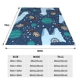 thumbnail image 3 of Pofeuu Alpaca Astronaut in Space Print Ultra-Soft Micro Fleece Blanket,for Bed Or Sofa,All Season Throw Blankets Flannel Blanket-40"x30", 3 of 7