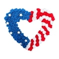 thumbnail image 1 of Guirnalda patriótica para festival, decoración de guirnalda, corona patriótica americana para pared Corazón, 1 of 9