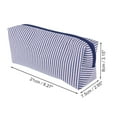 thumbnail image 2 of Unique Bargains 1 Pc Lady Portable Rectangle Makeup Bag for Vacation Navy Polyester, 2 of 6