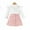 Pink, variant on REDARER Girls High Neck Sleeveless Top & Skirt Set, Elegant Two-Piece Outfit for Kids Fashion Wear,3-4 Years