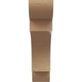 thumbnail image 2 of 4"W x 16"D x 16"H Thin New Brighton Rough Cedar Woodgrain TimberThane Corbel, Primed Tan, 2 of 6
