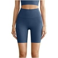 thumbnail image 2 of Neewe Biker Shorts Women Tummy Control Workout Shorts Women with Pockets High Waisted Yoga Running Gym Pants Fitness Pants For External Wear, 2 of 9