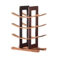 thumbnail image 2 of Soporte de la botella de vinos Pantalla de vino, Simple Sophy Bottle Bottle Rack para estante para la sala de estar en el hogar Cocina Marrón, 2 of 9