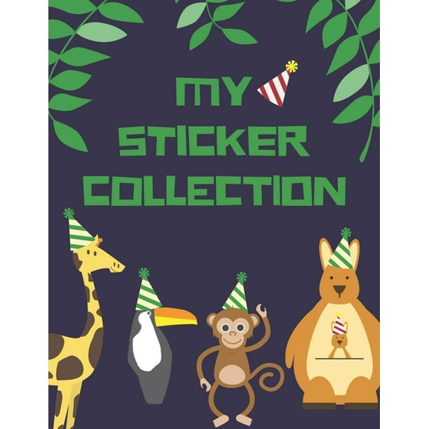 My Sticker Collection Cute Zoo Animals Friends Sticker Book to put