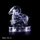thumbnail image 1 of Rompecabezas de Cristal Transparente onlyliua con Doce Luces Led y Destellos Astrológicos, 1 of 3