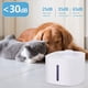 thumbnail image 5 of Fuente para beber gatos, fuente para perros y gatos de 3l con ventana de nivel de agua, dispensador de filtro orgánico fuente de agua silenciosa para mascotas, para perros y gatos Feliz Sencillez, 5 of 5