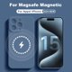 thumbnail image 2 of For Magsafe-funda magnética para teléfono móvil, cubierta de carga inalámbrica para Apple iPhone 13, 12, 11, 14, 15 Pro Max Plus, 13, 12 Mini, X, XR, XS, novedad de 2024, 2 of 5