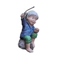 thumbnail image 2 of Figura de pescador, adorno de mesa, colección de escritorio, escultura de resina coleccionable para decoración del hogar y la oficina, versátil Chico, 2 of 8