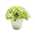 thumbnail image 1 of Mightlink Simulation Chrysanthemum Colorful Artificial Flower Chic Landscaping Scene Layout Decoration Reusable Plastic Fake Potted Plant Table Ornament for Wedding Party, 1 of 7
