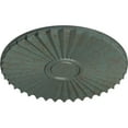 thumbnail image 3 of Ekena Millwork 19 3/4"OD x 1 3/8"P Shakuras Ceiling Medallion (For Canopies up to 5"), Hand-Painted Cloud Burst Crackle, 3 of 5