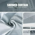 thumbnail image 2 of Libin Pattern Speckle Abstract Spot Dust Speck Dot Doodle Small Shower Curtain 66x72 inch, 2 of 3