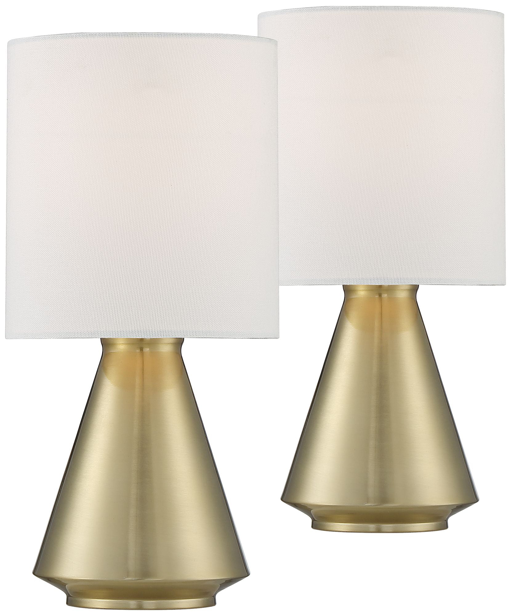 High Brass Accent Table Lamps Set, Habitat Maya Set Of 2 Touch Base Table Lamps