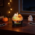 thumbnail image 7 of Halloween Ghost Candles, Spooky Wax Burning Candle, Decorative Cute Horror Large Halloween Candles, for Party Favor Home Fall Decor Table Bedroom Gifts Living Room, 7 of 7