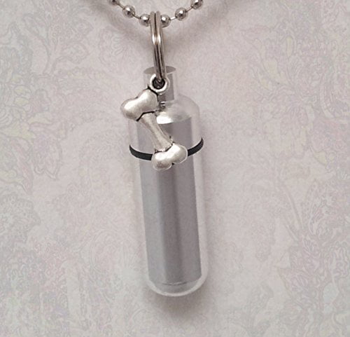 Pet Paw Keychain "Meet you" Cremation Urn Pendant Ashes Memorial W/ Funnel_*