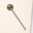 thumbnail image 4 of Oranges Vintage Silver Lace-Edged Bookmark: a Gift for Readers and Book Lovers, 4 of 5