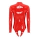 thumbnail image 5 of Lencería Sexy de látex para mujer, mono sin entrepierna con copa abierta, traje de gato de charol con cremallera en la espalda y abertura en el pecho, 5 of 5