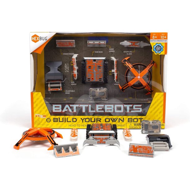 BattleBots Build Your Own Bot Tank Drive, Toys for Kids, Fun Battle Bot Hex Bugs, You create the