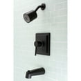 thumbnail image 2 of Kingston Brass KB4650DL Concord Single-Handle Tub and Shower Faucet, Matte Black, 2 of 3