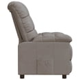 thumbnail image 2 of vidaXL Fauteuil Inclinable Tissu Taupe, 2 of 5