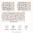 thumbnail image 2 of Yayeee Pillowcase Queen Size Set of 2 Satin Wrinkle Resistant Pillow Case, Beige Stars, 2 of 8