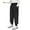 #0053-Black, variant on Cowsor Big Kids Solid Fleece Lined Black Velvet Pants Warm Winter Casual Sports Comfort Long Trousers Daily Wear Bottoms For 5-14 Years Old