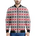 thumbnail image 3 of Chaqueta con cremallera maorí en blanco y negro para hombres y niños, sudadera de gran tamaño con estampado 3D, chaquetas bomber de manga larga para primavera y otoño, 3 of 5
