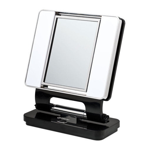 Ott Lite Natural Daylight Makeup Mirror, Ottlite 26 W Dual Sided Makeup Mirror White