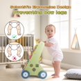 thumbnail image 4 of Baby Walker LOL-FUN de madera con ruedas para niños de 6 a 12 meses, 4 of 6