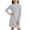 1#Grey, variant on Tiijoy Big Girls Long Sleeve Bodycon Sweater Dress Stretchy Knitted Dress, Sizes 8-9