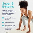 thumbnail image 4 of Sisu - Super B Complexe - Formulé pour Sensibilités/allergies, 90 Capsules, 4 of 8