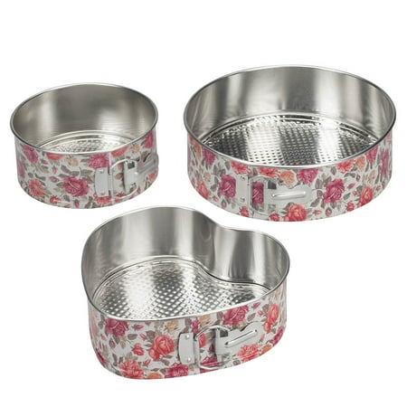 Vintage Barware - Vintage Floral Spring Release Bakeware, Set of 3