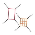 thumbnail image 1 of 2x objetivo de ataque para el entrenamiento de precisión neta de béisbol para lanzar un objetivo de práctica de captura de bateo para el patio trasero Rojo y naranja, 1 of 8