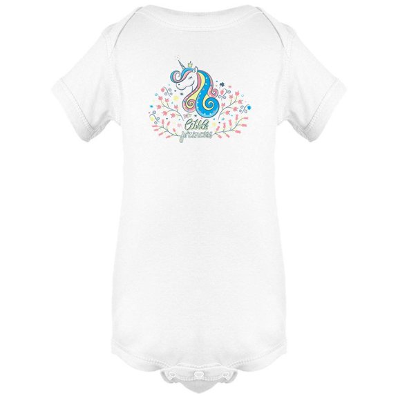 Unicorn, Little Princess. Bodysuit Infant -Image by Shutterstock,  6 Months