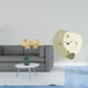 thumbnail image 2 of Asa de mueble,Tirador de latón con forma de lazo para muebles o armario,Tirador de puerta de armario con forma de arco,tirador de cajón de cocina,Reloj de pared,Reloj de pared, 2 of 8