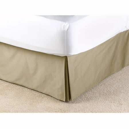 Canopy Simply Solids Bed Skirt, Clay Biege