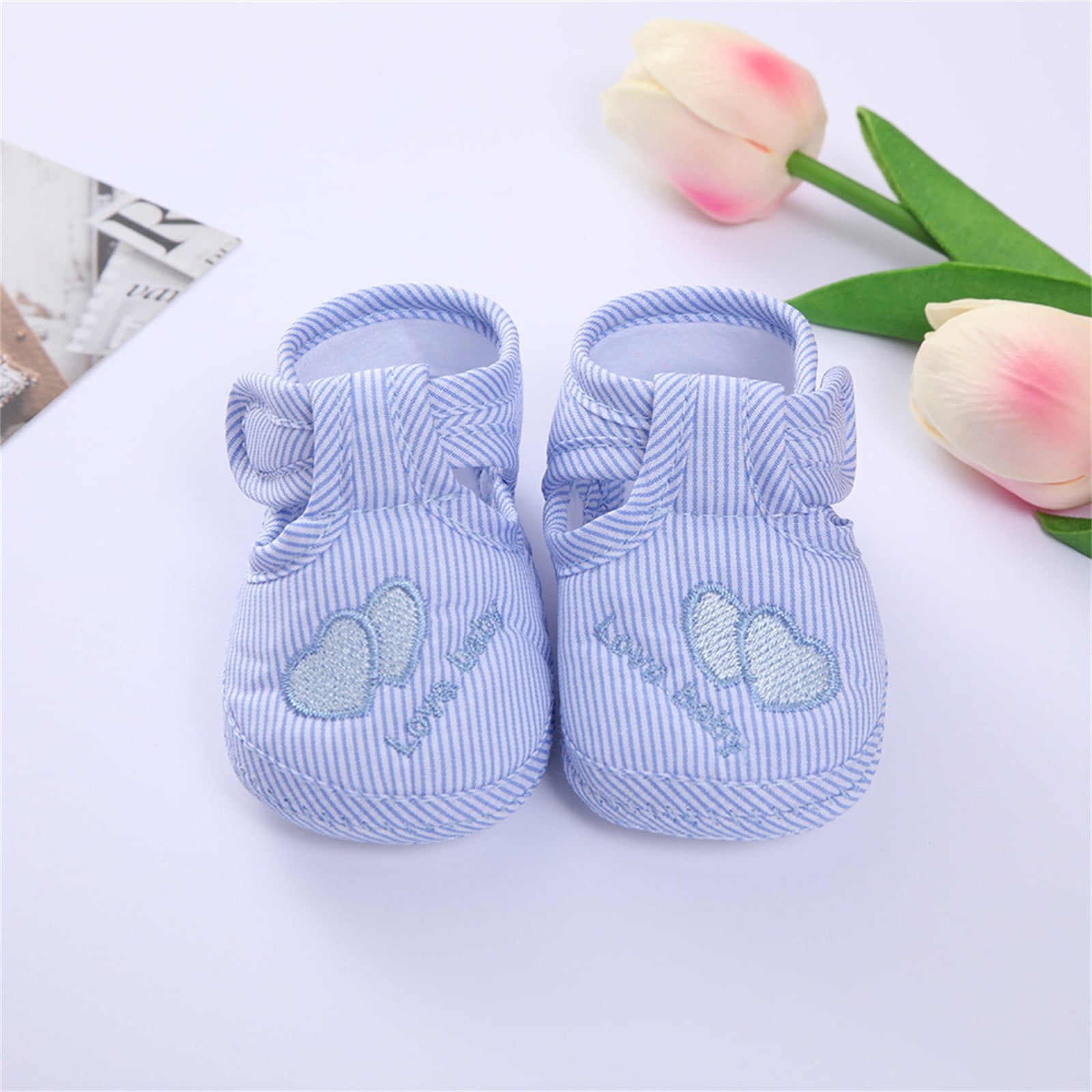 nsendm Girls Shoes Infant Kids Slippers Size 30 Baby Toddler Shoes Fashion Toddler Shoes Baby Feet Cute Love Toddler Shoes Fuzzy Sandals Girls Sky Blue 4 Infant Walmart