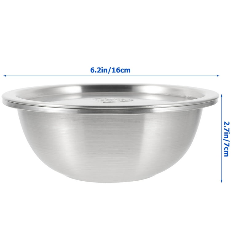 Winco Stainless Steel Mixing Bowl 8 Qt Silver - Office Depot